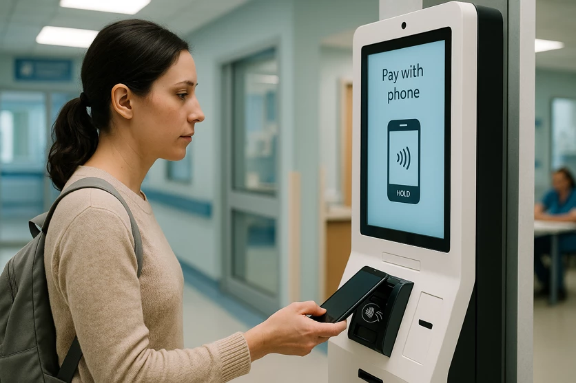 Paiement sur une borne multi-service
